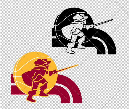 Cleveland Cavaliers Alternate 1974 002, Svg, Dxf, Eps, Png - SvgShopArt