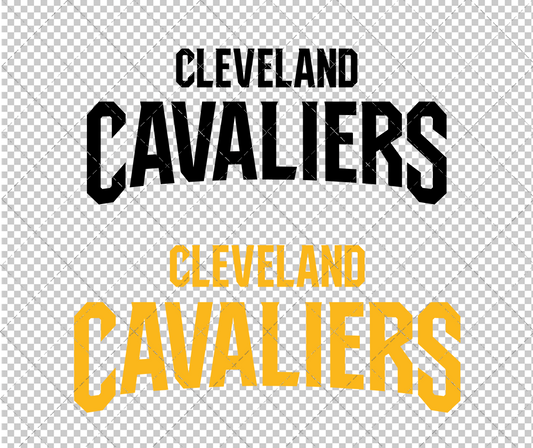 Cleveland Cavaliers Wordmark 2017 002, Svg, Dxf, Eps, Png - SvgShopArt