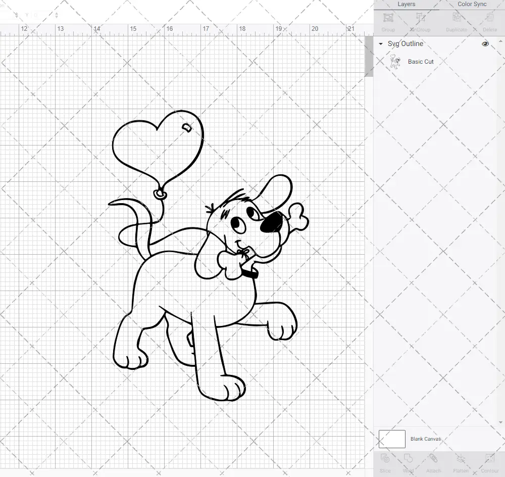 Clifford - Big Red Dog, Svg, Dxf, Eps, Png - SvgShopArt