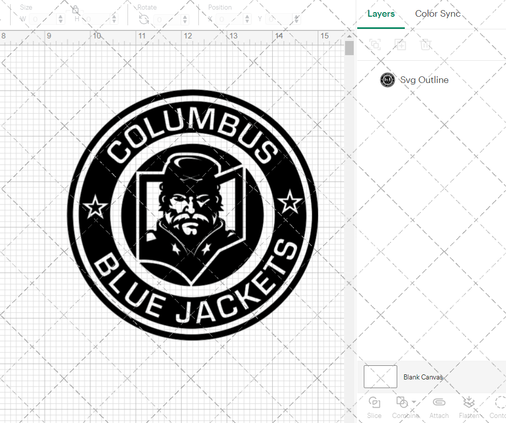 Columbus Blue Jackets Circle 2000 002, Svg, Dxf, Eps, Png - SvgShopArt
