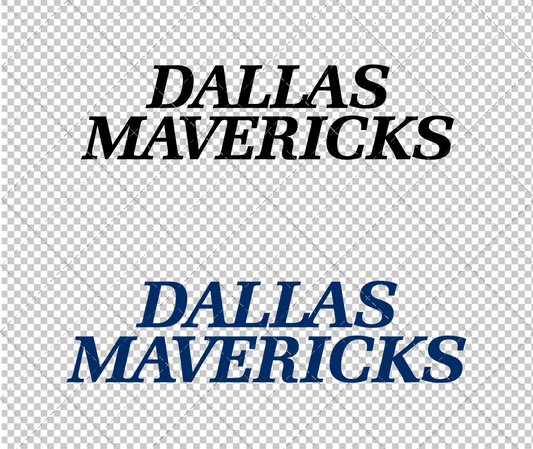 Dallas Mavericks Wordmark 1993, Svg, Dxf, Eps, Png - SvgShopArt