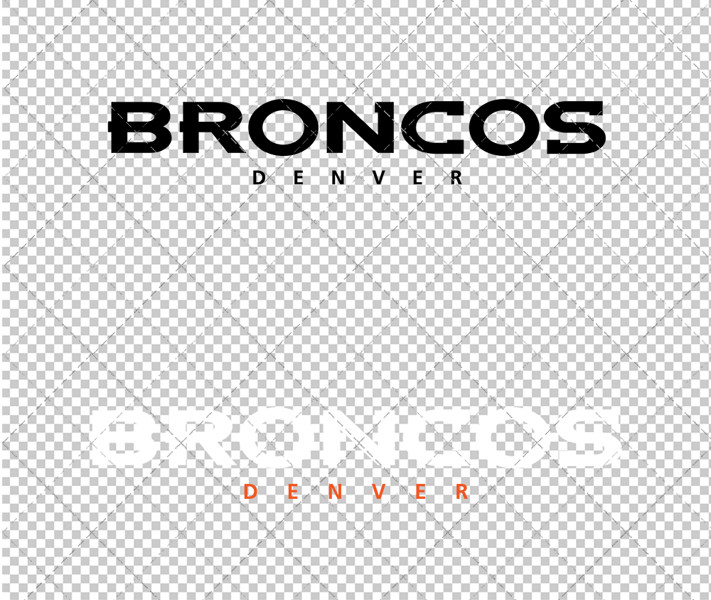 Denver Broncos Wordmark 1997 002, Svg, Dxf, Eps, Png - SvgShopArt