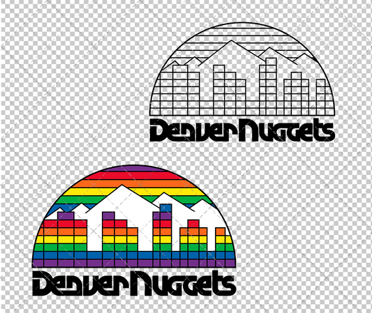 Denver Nuggets 1981, Svg, Dxf, Eps, Png - SvgShopArt
