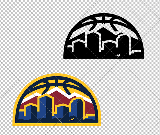 Denver Nuggets Alternate 2018 002, Svg, Dxf, Eps, Png - SvgShopArt