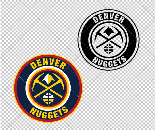 Denver Nuggets Circle 2018, Svg, Dxf, Eps, Png - SvgShopArt