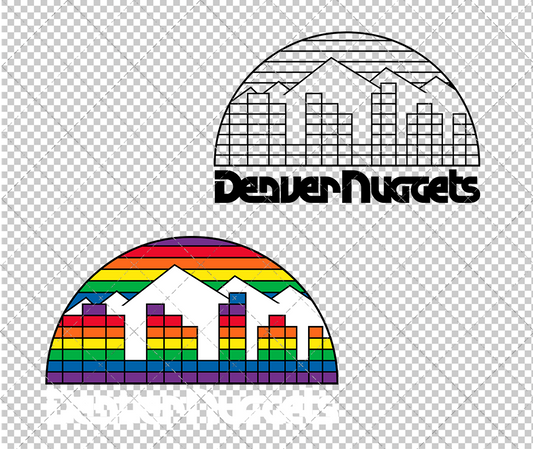 Denver Nuggets Secondary 1981, Svg, Dxf, Eps, Png - SvgShopArt