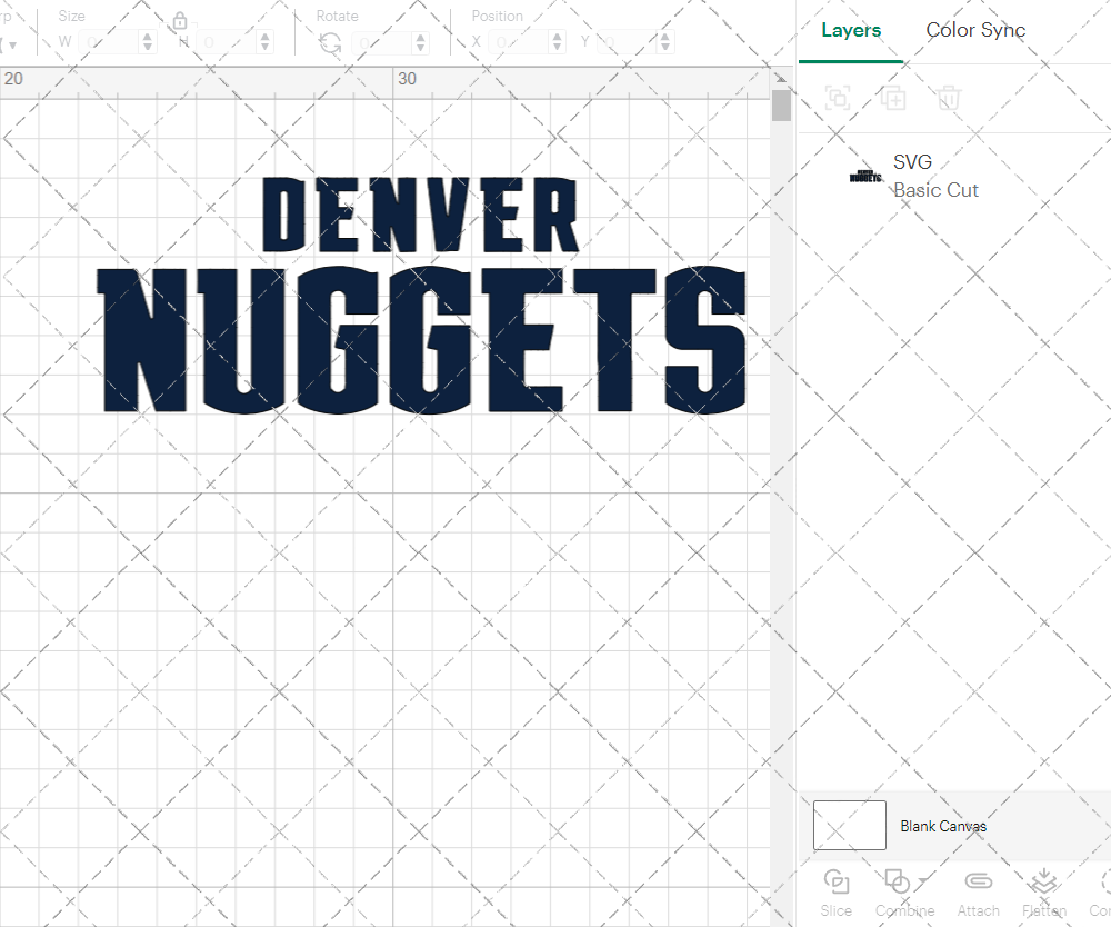 Denver Nuggets Wordmark 2018, Svg, Dxf, Eps, Png - SvgShopArt