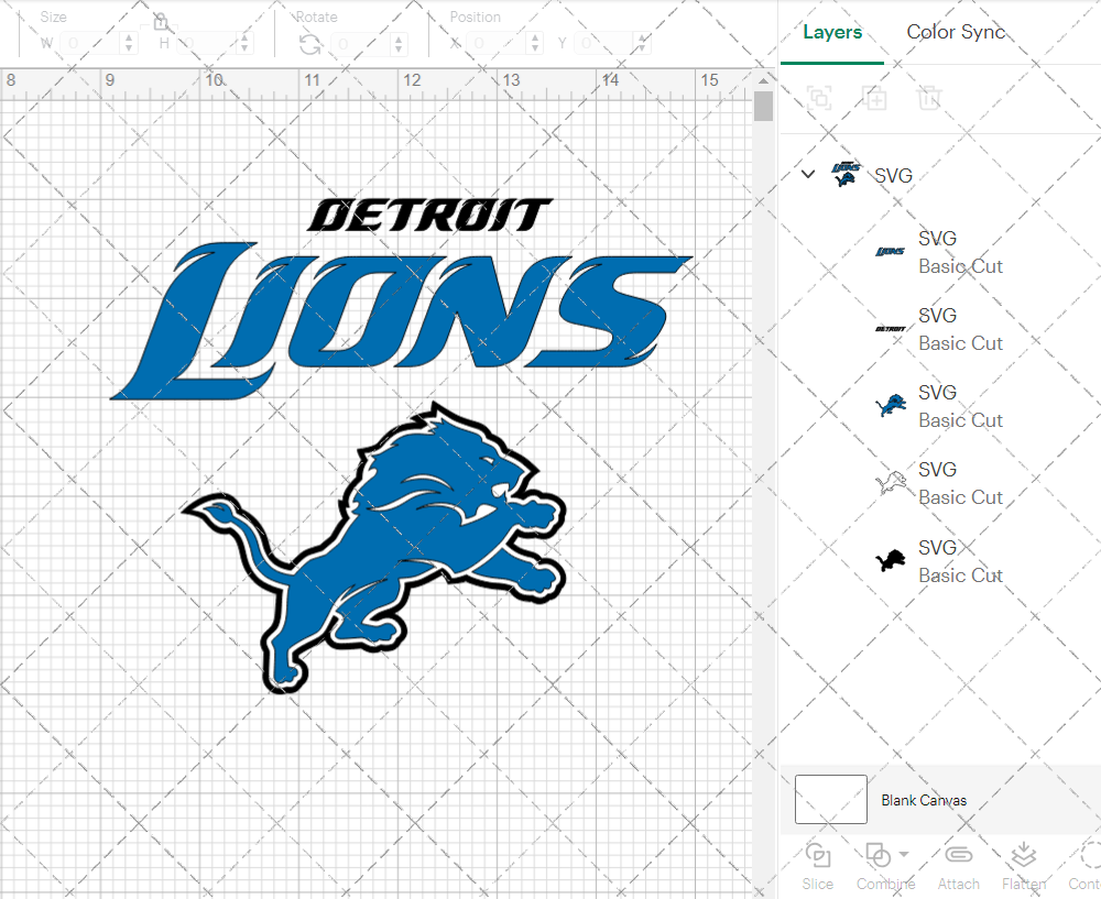 Detroit Lions Alternate 2009, Svg, Dxf, Eps, Png - SvgShopArt