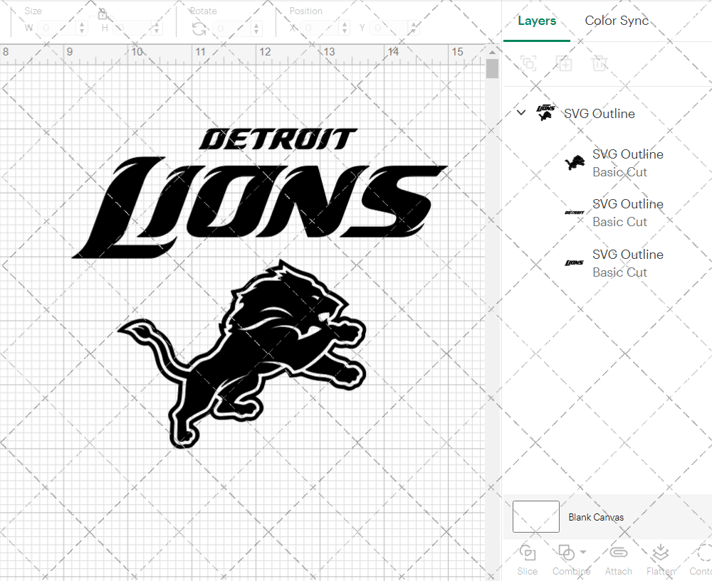 Detroit Lions Alternate 2009, Svg, Dxf, Eps, Png - SvgShopArt