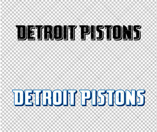 Detroit Pistons Wordmark 2001, Svg, Dxf, Eps, Png - SvgShopArt