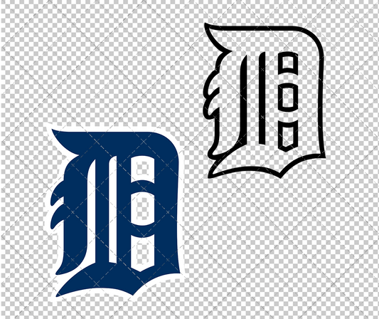 Detroit Tigers 2006, Svg, Dxf, Eps, Png - SvgShopArt