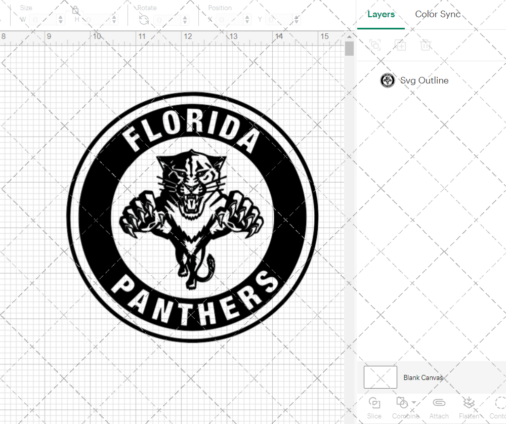 Florida Panthers Circle 1999, Svg, Dxf, Eps, Png - SvgShopArt
