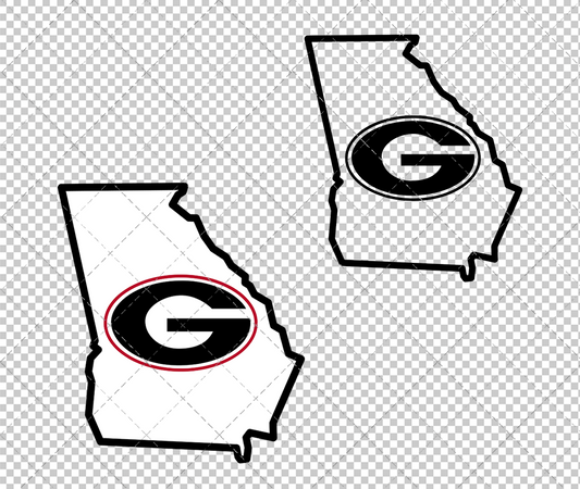 Georgia Bulldogs Alternative 2016, Svg, Dxf, Eps, Png - SvgShopArt