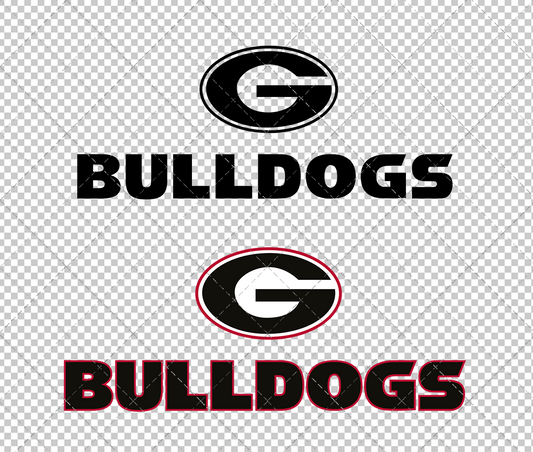 Georgia Bulldogs Wordmark 2015 008, Svg, Dxf, Eps, Png - SvgShopArt