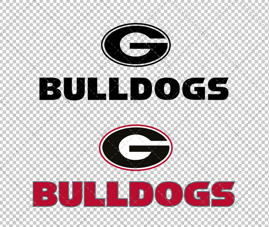 Georgia Bulldogs Wordmark 2015 009, Svg, Dxf, Eps, Png - SvgShopArt