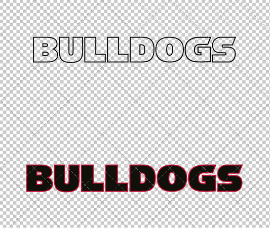 Georgia Bulldogs Wordmark 2015 017 Svg, Dxf, Eps, Png - SvgShopArt