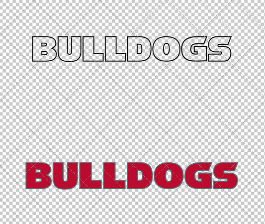 Georgia Bulldogs Wordmark 2015 018, Svg, Dxf, Eps, Png - SvgShopArt