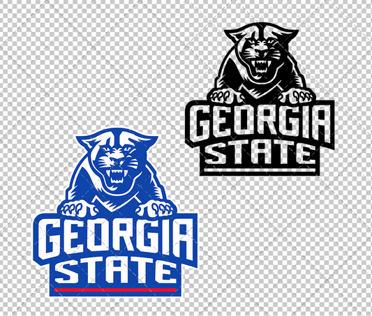 Georgia State Panthers 2012, Svg, Dxf, Eps, Png - SvgShopArt