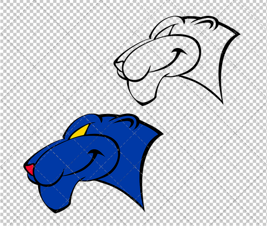 Georgia State Panthers Secondary 2002, Svg, Dxf, Eps, Png - SvgShopArt