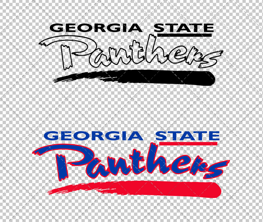 Georgia State Panthers Wordmark 2002 002, Svg, Dxf, Eps, Png - SvgShopArt