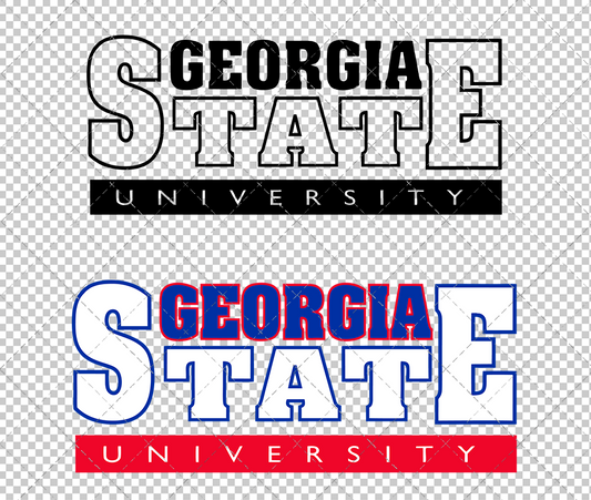 Georgia State Panthers Wordmark 2002, Svg, Dxf, Eps, Png - SvgShopArt
