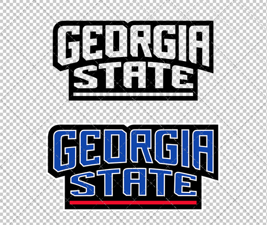 Georgia State Panthers Wordmark 2009, Svg, Dxf, Eps, Png - SvgShopArt