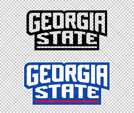 Georgia State Panthers Wordmark 2012, Svg, Dxf, Eps, Png - SvgShopArt
