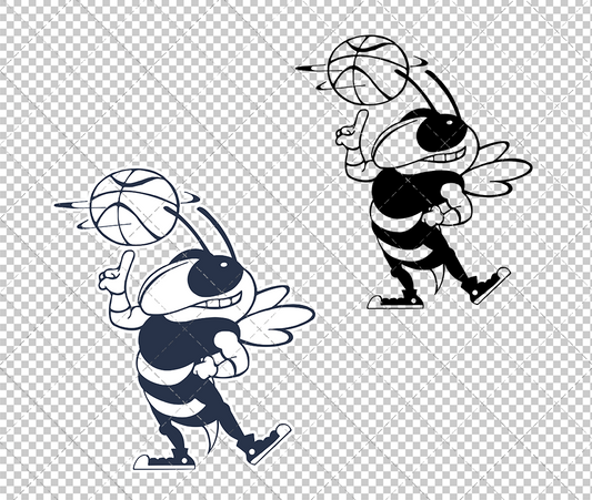 Georgia Tech Yellow Jackets Mascot 2026 006, Svg, Dxf, Eps, Png - SvgShopArt