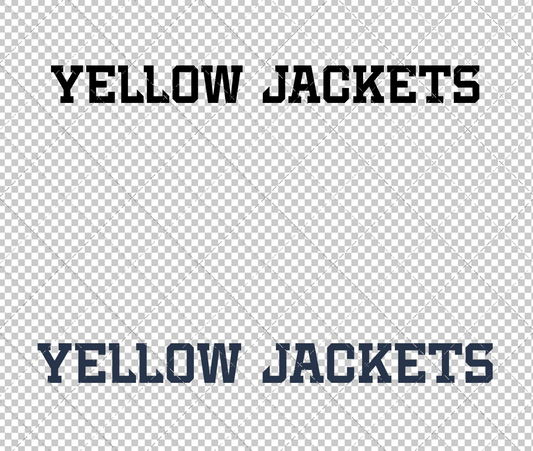 Georgia Tech Yellow Jackets Wordmark 2026 010, Svg, Dxf, Eps, Png - SvgShopArt