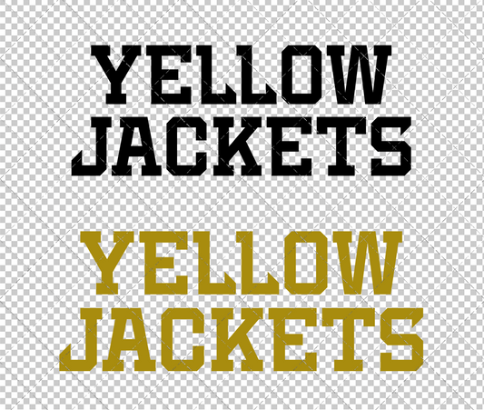 Georgia Tech Yellow Jackets Wordmark 2026 017, Svg, Dxf, Eps, Png - SvgShopArt