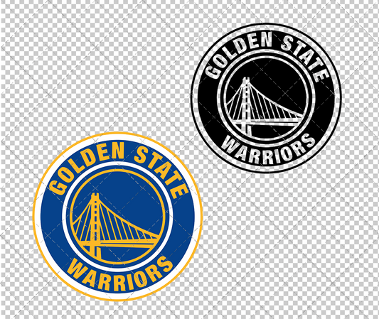 Golden State Warriors Circle 2019 002, Svg, Dxf, Eps, Png - SvgShopArt
