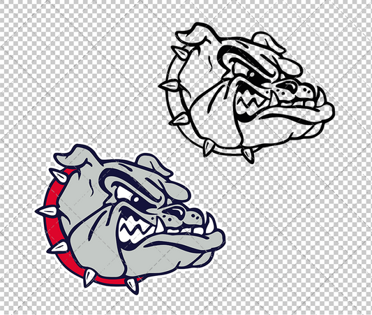 Gonzaga Bulldogs Secondary 2011 004, Svg, Dxf, Eps, Png - SvgShopArt