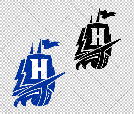 Hampton Pirates Secondary 2012 003, Svg, Dxf, Eps, Png - SvgShopArt