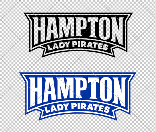 Hampton Pirates Wordmark 2012 002, Svg, Dxf, Eps, Png - SvgShopArt