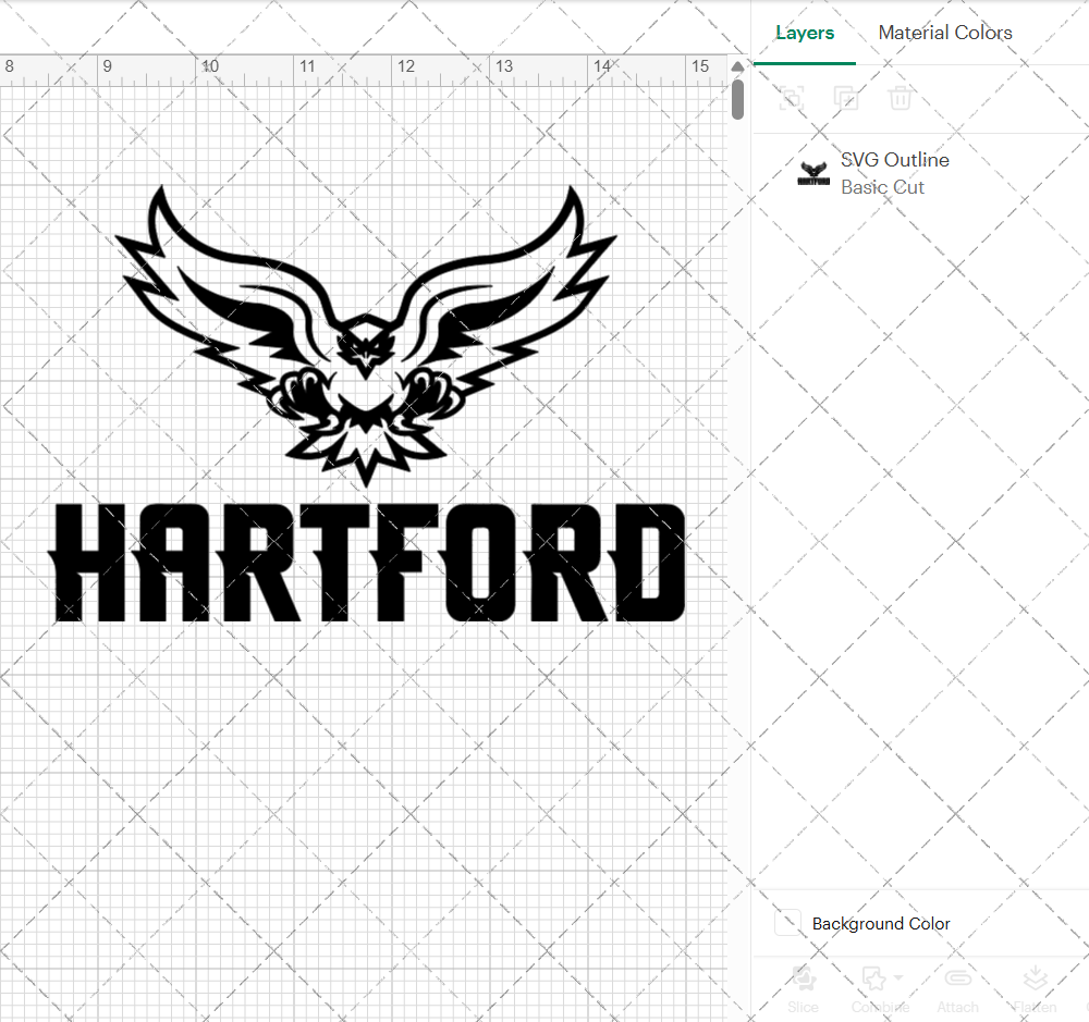 Hartford Hawks Alternate 2015 002, Svg, Dxf, Eps, Png - SvgShopArt