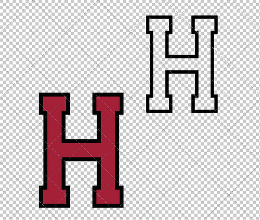 Harvard Crimson Secondary 2002, Svg, Dxf, Eps, Png - SvgShopArt