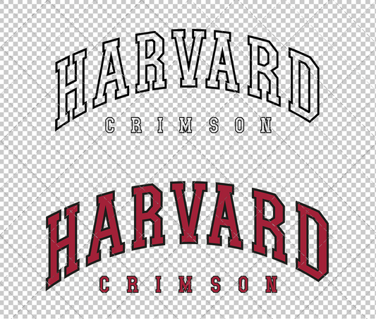 Harvard Crimson Wordmark 2002 005, Svg, Dxf, Eps, Png - SvgShopArt