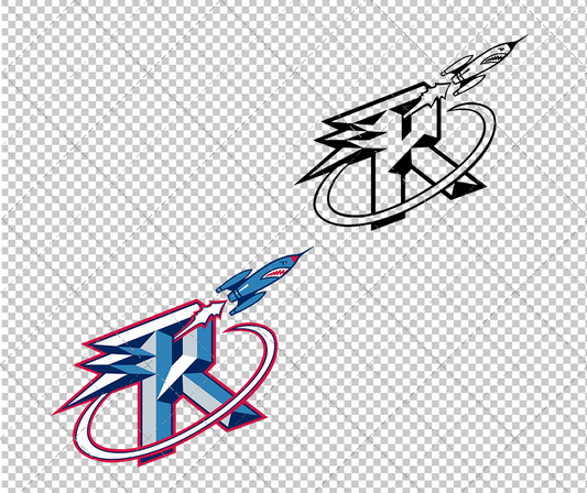 Houston Rockets Alternate 1995, Svg, Dxf, Eps, Png - SvgShopArt