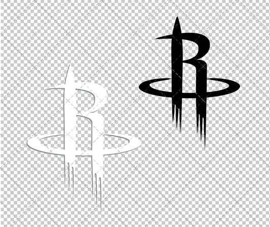 Houston Rockets Alternate 2003 002, Svg, Dxf, Eps, Png - SvgShopArt