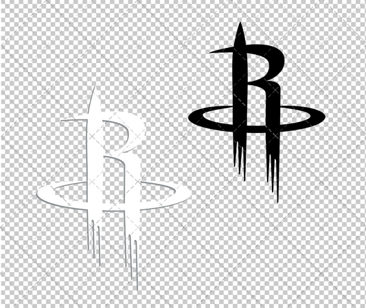 Houston Rockets Alternate 2019 002, Svg, Dxf, Eps, Png - SvgShopArt