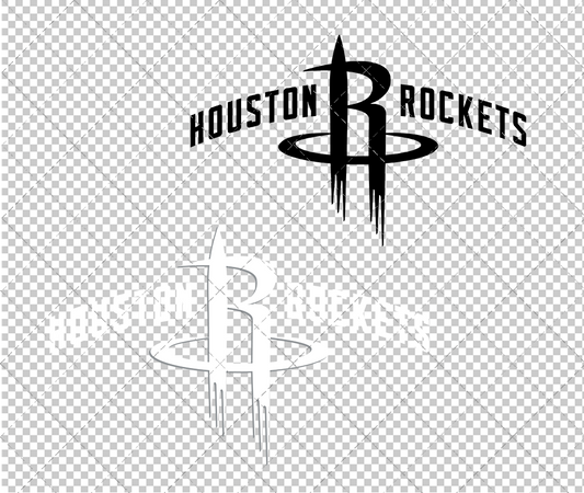 Houston Rockets Jersey 2003 004, Svg, Dxf, Eps, Png - SvgShopArt