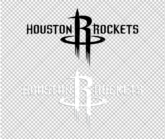 Houston Rockets Secondary 2003, Svg, Dxf, Eps, Png - SvgShopArt