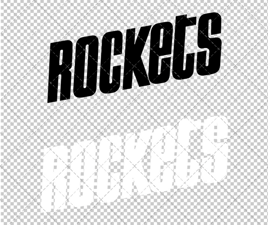 Houston Rockets Wordmark 1972 002, Svg, Dxf, Eps, Png - SvgShopArt