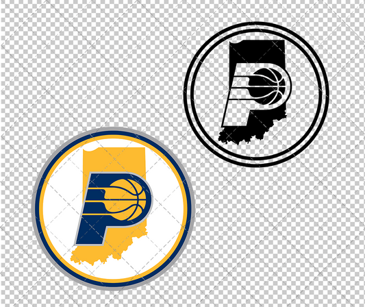Indiana Pacers Concept 2017 003, Svg, Dxf, Eps, Png - SvgShopArt