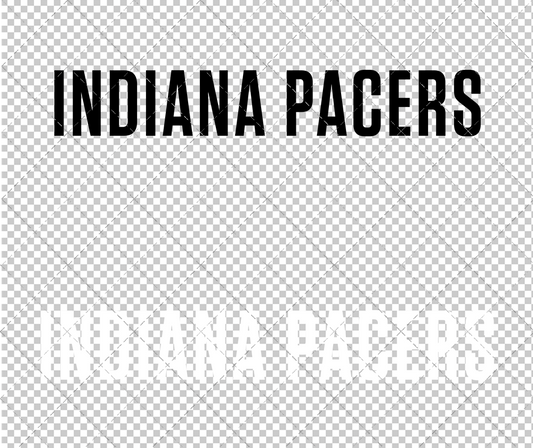Indiana Pacers Wordmark 2017 003, Svg, Dxf, Eps, Png - SvgShopArt