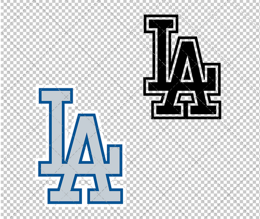 Los Angeles Dodgers Cap 1999, Svg, Dxf, Eps, Png - SvgShopArt
