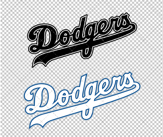 Los Angeles Dodgers Jersey 1999 003, Svg, Dxf, Eps, Png - SvgShopArt