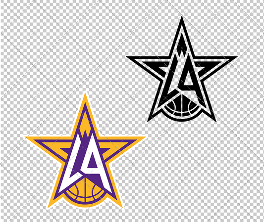 Los Angeles Lakers Concept 2001 009, Svg, Dxf, Eps, Png - SvgShopArt