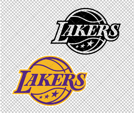 Los Angeles Lakers Concept 2001 012, Svg, Dxf, Eps, Png - SvgShopArt