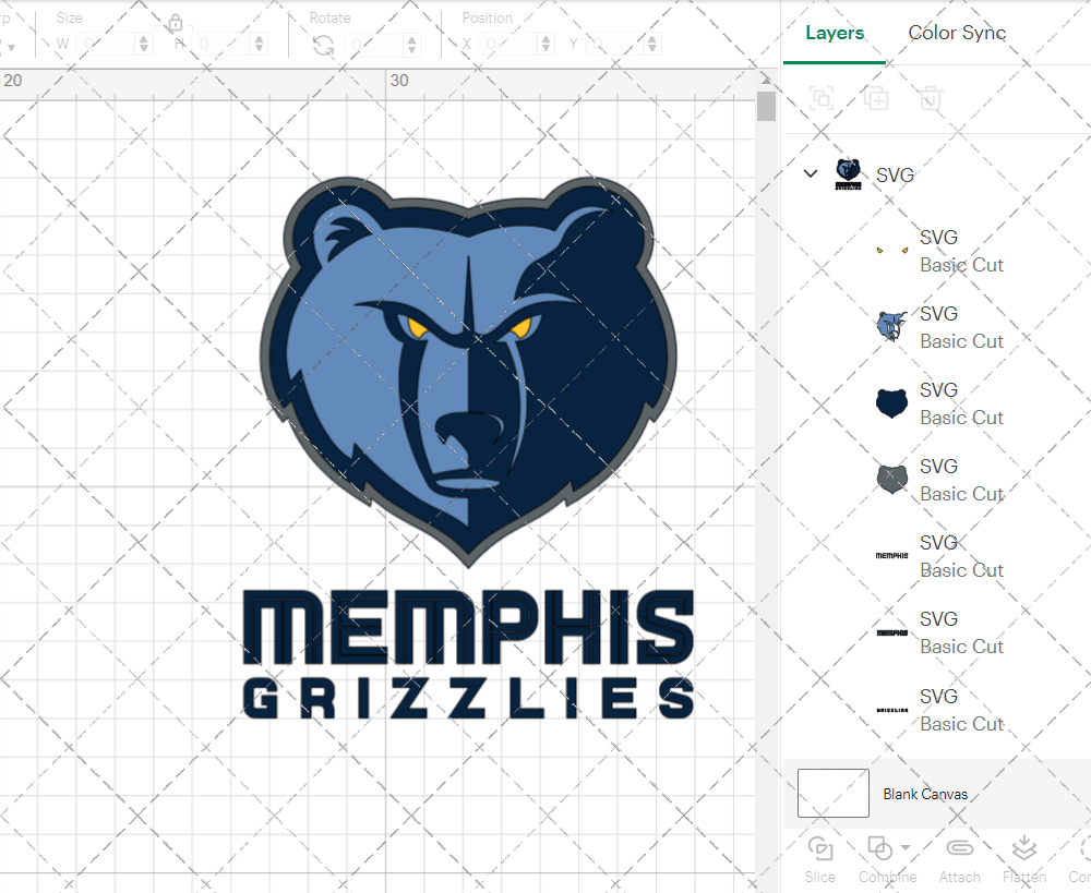 Memphis Grizzlies 2018, Svg, Dxf, Eps, Png - SvgShopArt